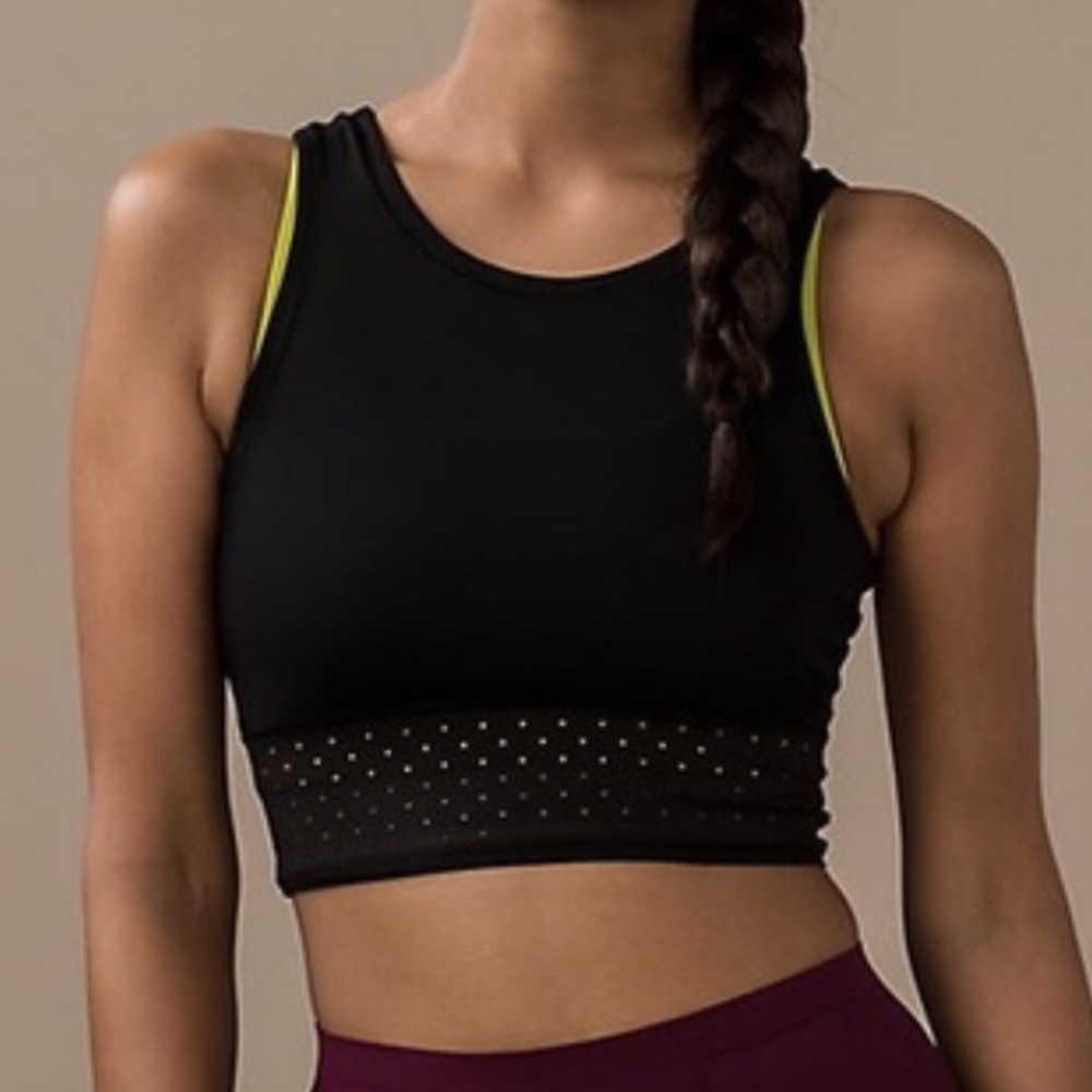 LULULEMON MIND OVER MILES CROP TANK